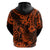 Hawaii Pineapple Hoodie Paradise Flowers Pacific With Orange Polynesian Tribal LT01 - Polynesian Pride