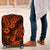 Hawaii Pineapple Luggage Cover Paradise Flowers Pacific With Orange Polynesian Tribal LT01 Orange - Polynesian Pride