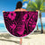 Hawaii Pineapple Beach Blanket Paradise Flowers Pacific With Pink Polynesian Tribal LT01 - Wonder Print Shop