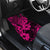 Hawaii Pineapple Car Mats Paradise Flowers Pacific With Pink Polynesian Tribal LT01 - Polynesian Pride