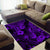 Hawaii Pineapple Area Rug Polynesian Pattern Purple Version LT01 - Polynesian Pride