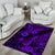 Hawaii Pineapple Area Rug Polynesian Pattern Purple Version LT01 - Polynesian Pride