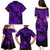 Hawaii Pineapple Family Matching Puletasi Dress and Hawaiian Shirt Polynesian Pattern Purple Version LT01 - Polynesian Pride