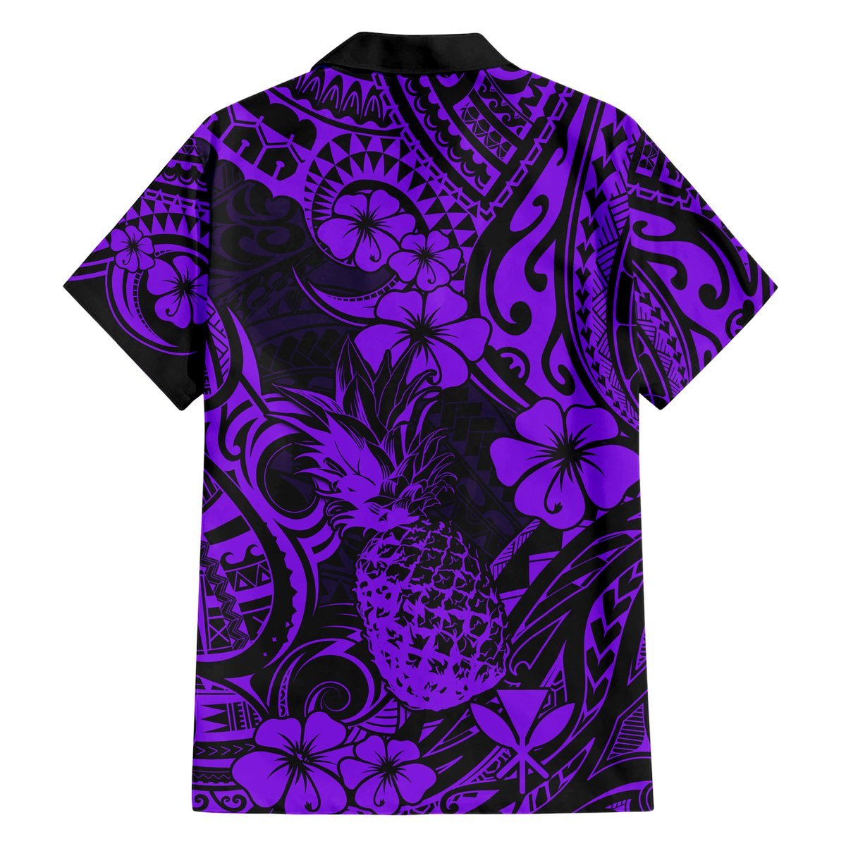 Hawaii Pineapple Hawaiian Shirt Polynesian Pattern Purple Version LT01 - Polynesian Pride