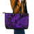 Hawaii Pineapple Leather Tote Bag Polynesian Pattern Purple Version LT01 - Polynesian Pride