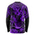 Hawaii Pineapple Long Sleeve Shirt Polynesian Pattern Purple Version LT01 - Polynesian Pride