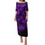 Hawaii Pineapple Puletasi Polynesian Pattern Purple Version LT01 Long Dress Purple - Polynesian Pride