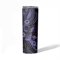 Hawaii Pineapple Skinny Tumbler Polynesian Pattern Purple Version LT01 - Polynesian Pride