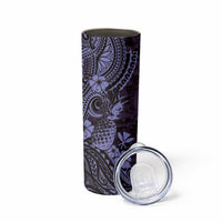 Hawaii Pineapple Skinny Tumbler Polynesian Pattern Purple Version LT01 - Polynesian Pride