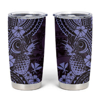 Hawaii Pineapple Tumbler Cup Polynesian Pattern Purple Version LT01 Purple - Polynesian Pride