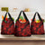 Hawaii Pineapple Grocery Bag Polynesian Pattern Red Version