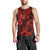 Hawaii Pineapple Men Tank Top Polynesian Pattern Red Version LT01 - Polynesian Pride