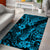 Hawaii Pineapple Area Rug Polynesian Pattern Sky Blue Version LT01 - Polynesian Pride