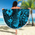 Hawaii Pineapple Beach Blanket Polynesian Pattern Sky Blue Version LT01 - Wonder Print Shop