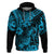 Hawaii Pineapple Hoodie Polynesian Pattern Sky Blue Version LT01 Pullover Hoodie Blue - Polynesian Pride