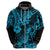 Hawaii Pineapple Hoodie Polynesian Pattern Sky Blue Version LT01 - Polynesian Pride