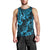 Hawaii Pineapple Men Tank Top Polynesian Pattern Sky Blue Version LT01 - Polynesian Pride