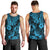 Hawaii Pineapple Men Tank Top Polynesian Pattern Sky Blue Version LT01 - Polynesian Pride