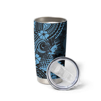 Hawaii Pineapple Tumbler Cup Polynesian Pattern Sky Blue Version LT01 - Polynesian Pride