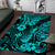 Hawaii Pineapple Area Rug Polynesian Pattern Turquoise Version LT01 Turquoise - Polynesian Pride