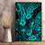 Hawaii Pineapple Canvas Wall Art Polynesian Pattern Turquoise Version LT01 - Polynesian Pride