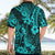 Hawaii Pineapple Hawaiian Shirt Polynesian Pattern Turquoise Version LT01 - Polynesian Pride