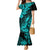 Hawaii Pineapple Mermaid Dress Polynesian Pattern Turquoise Version LT01 Women Turquoise - Polynesian Pride