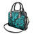 Hawaii Pineapple Shoulder Handbag Polynesian Pattern Turquoise Version LT01 - Polynesian Pride