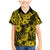 Hawaii Pineapple Family Matching Mermaid Dress and Hawaiian Shirt Polynesian Pattern Yellow Version LT01 Son's Shirt Yellow - Polynesian Pride