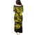 Hawaii Pineapple Family Matching Puletasi Dress and Hawaiian Shirt Polynesian Pattern Yellow Version LT01 - Polynesian Pride