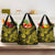 Hawaii Pineapple Grocery Bag Polynesian Pattern Yellow Version