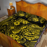 Hawaii Pineapple Quilt Bed Set Polynesian Pattern Yellow Version LT01 - Polynesian Pride