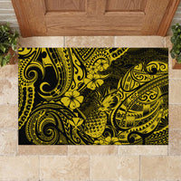 Hawaii Pineapple Rubber Doormat Polynesian Pattern Yellow Version LT01 - Polynesian Pride