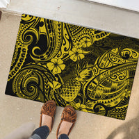 Hawaii Pineapple Rubber Doormat Polynesian Pattern Yellow Version LT01 - Polynesian Pride