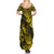 Hawaii Pineapple Summer Maxi Dress Polynesian Pattern Yellow Version LT01 - Polynesian Pride