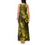 Hawaii Pineapple Tank Maxi Dress Polynesian Pattern Yellow Version LT01 - Polynesian Pride