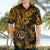 Hawaii Shaka Sign Hawaiian Shirt With Polynesian Hibiscus Gold Unique LT01 - Polynesian Pride