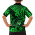 Hawaii Shaka Sign Family Matching Long Sleeve Bodycon Dress and Hawaiian Shirt With Polynesian Hibiscus Green Unique LT01 - Polynesian Pride