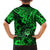 Hawaii Shaka Sign Family Matching Short Sleeve Bodycon Dress and Hawaiian Shirt With Polynesian Hibiscus Green Unique LT01 - Polynesian Pride