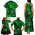 Hawaii Shaka Sign Family Matching Tank Maxi Dress and Hawaiian Shirt With Polynesian Hibiscus Green Unique LT01 - Polynesian Pride