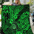 Hawaii Shaka Sign Quilt With Polynesian Hibiscus Green Unique LT01 Green - Polynesian Pride