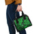 Hawaii Shaka Sign Shoulder Handbag With Polynesian Hibiscus Green Unique LT01 - Polynesian Pride