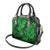 Hawaii Shaka Sign Shoulder Handbag With Polynesian Hibiscus Green Unique LT01 - Polynesian Pride