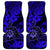 Hawaii Shaka Sign Car Mats With Polynesian Hibiscus Navy Blue Unique LT01 Blue - Polynesian Pride