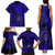 Hawaii Shaka Sign Family Matching Tank Maxi Dress and Hawaiian Shirt With Polynesian Hibiscus Navy Blue Unique LT01 - Polynesian Pride