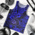 Hawaii Shaka Sign Men Tank Top With Polynesian Hibiscus Navy Blue Unique LT01 Blue - Polynesian Pride