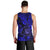 Hawaii Shaka Sign Men Tank Top With Polynesian Hibiscus Navy Blue Unique LT01 - Polynesian Pride