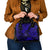 Hawaii Shaka Sign Shoulder Handbag With Polynesian Hibiscus Navy Blue Unique LT01 - Polynesian Pride