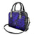 Hawaii Shaka Sign Shoulder Handbag With Polynesian Hibiscus Navy Blue Unique LT01 - Polynesian Pride