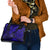 Hawaii Shaka Sign Shoulder Handbag With Polynesian Hibiscus Navy Blue Unique LT01 - Polynesian Pride